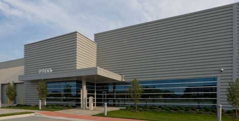 The DuPont Fabros CH1 data center, where ServerCentral has leased space.