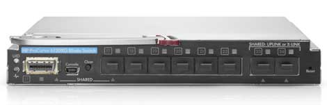 The HP ProCruve 6120XG Blade Switch is designed for next-generation networks and e,merging standards including FCoE and CEE. 