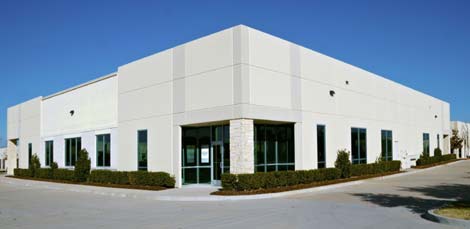 The exterior of the new Stream Data Centers facility in Richardson, Texas.