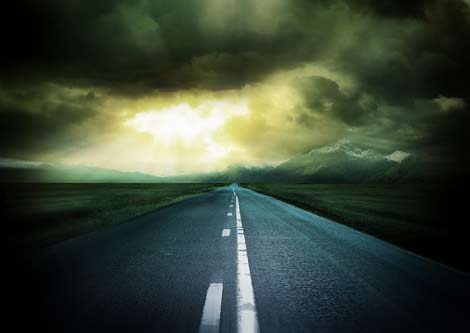 clouds-road-ahead