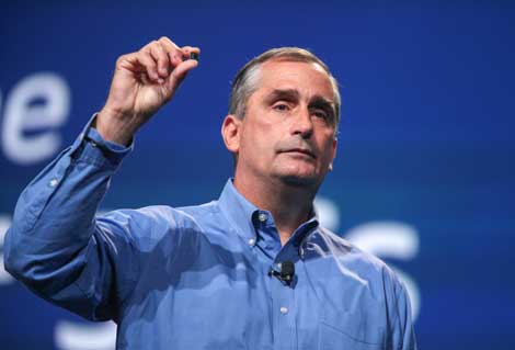 Intel CEO Brian Krzanich, who took over last May, used a keynote address to make announcements about new technologies at CES 2014.