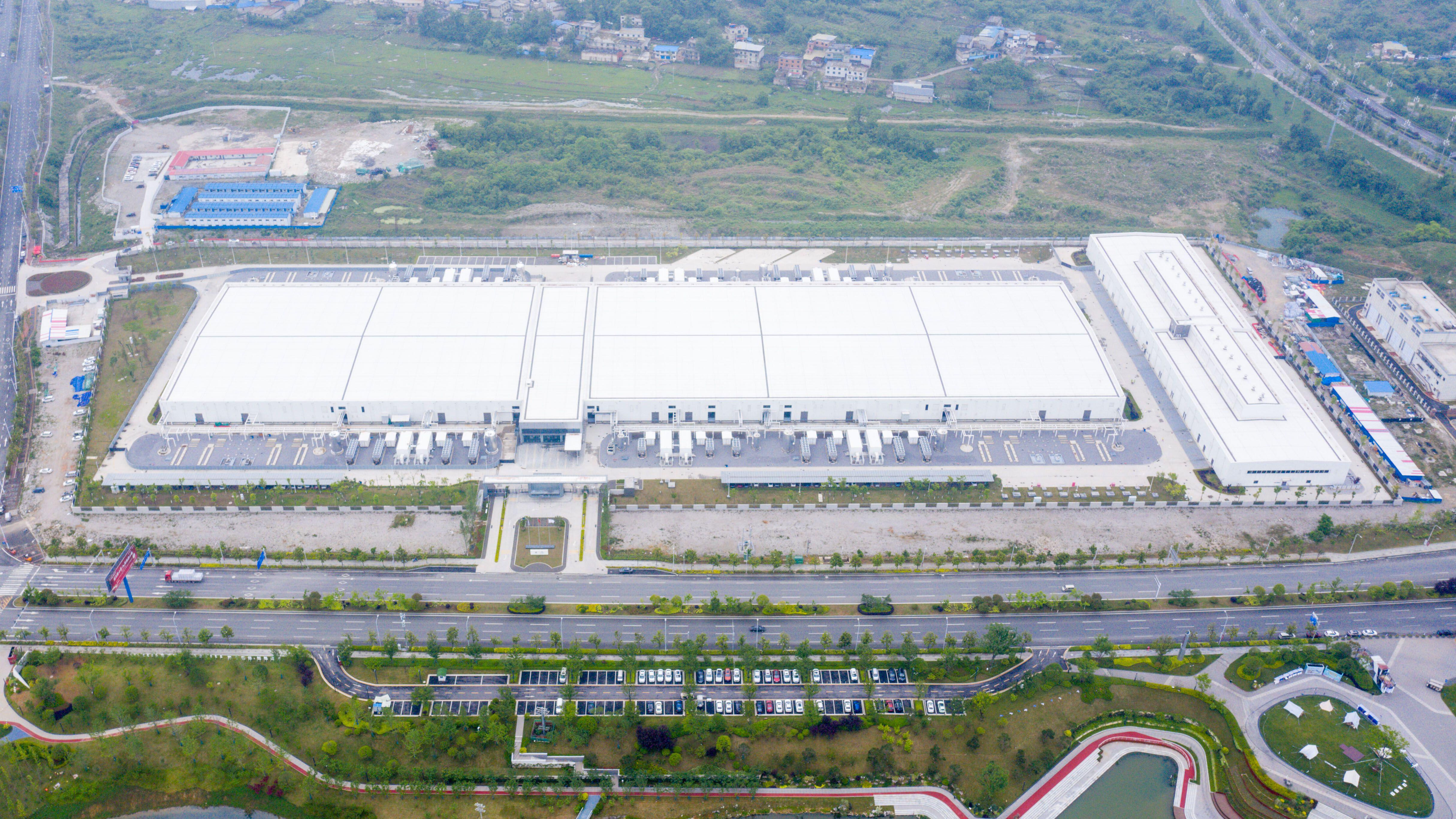 Aerial photo taken on May 24, 2022 shows a data center of Apple in Gui'an New Area of southwest China's Guizhou Province.Aerial photo taken on May 24, 2022 shows a data center of Apple in Gui'an New Area of southwest China's Guizhou Province.