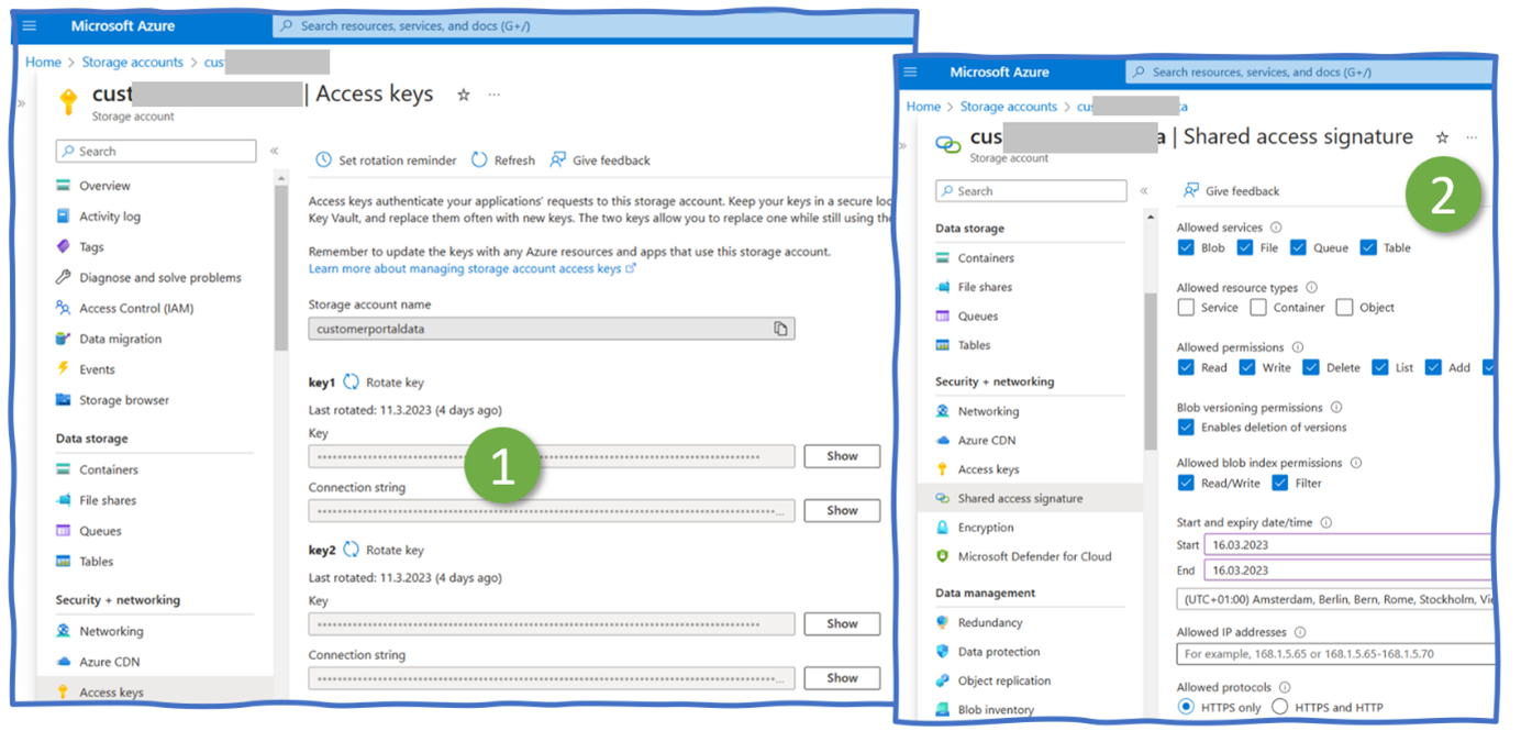 Granting local access to Azure PaaS services