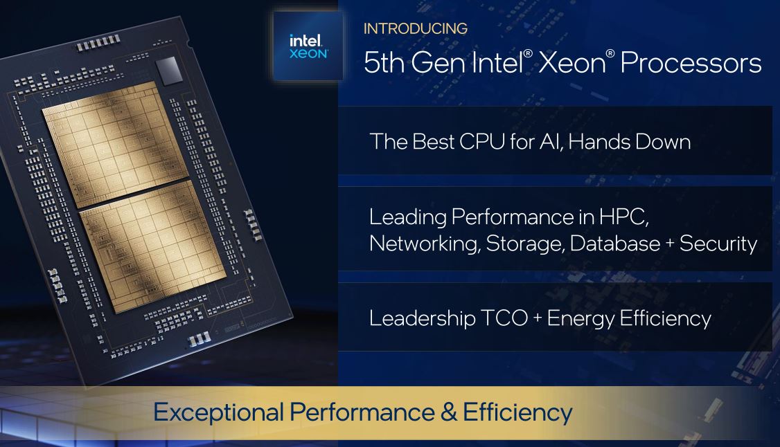 Intel’s 5th generation Xeon, Emerald Rapids, promises 1.4x better performance than its predecessor