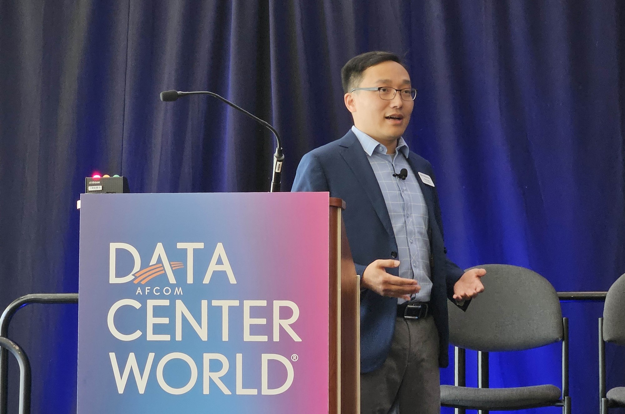 Omdia analyst Shen Wang at DCW's Analyst Summit