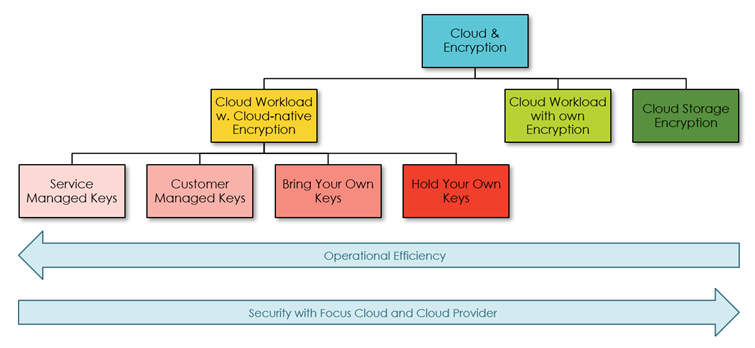 Figure 3 Cloud Encryption Variants Overview 
