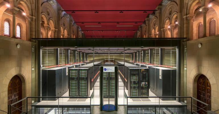 The Barcelona Supercomputing Center is one of the world's most unusual data centers