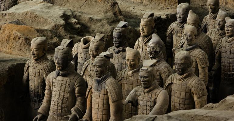 Terracotta Warrior Statues in Qin Shi Huangdi Tomb