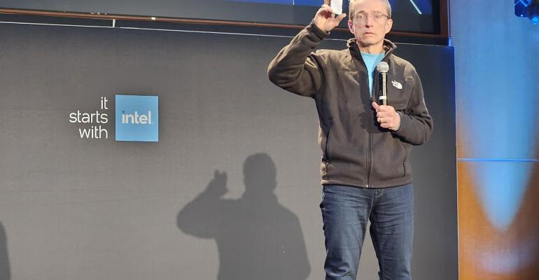 Intel CEO Pat Gelsinger showcases Xeon Emerald Rapids