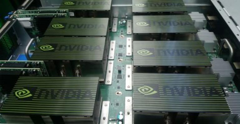 A look inside NVIDIA&#8217;s DGX-1 supercomputer, designed for deep learning and powered by eight Tesla P100 GPUs.