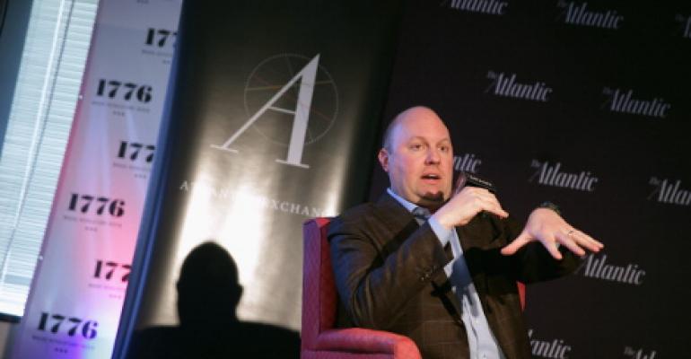 Venture capitalist and co-founder of Andreessen Horowitz Marc Andreessen. An internet pioneer and co-founder of Netscape, Andreessen sits on the board of directors of Facebook, eBay, and HP.