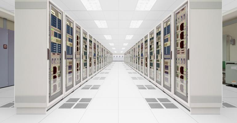 Data center aisle