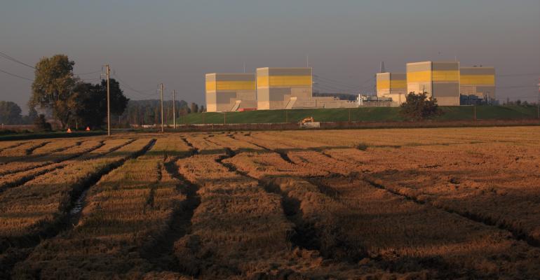 Eni's data center in Ferrera Erbognone, outside of Milan, which houses the HPC4 supercomputer