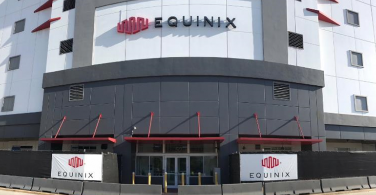 The new entrance to Equinix's MI1 data center in Miami, also known as NAP of the Americas
