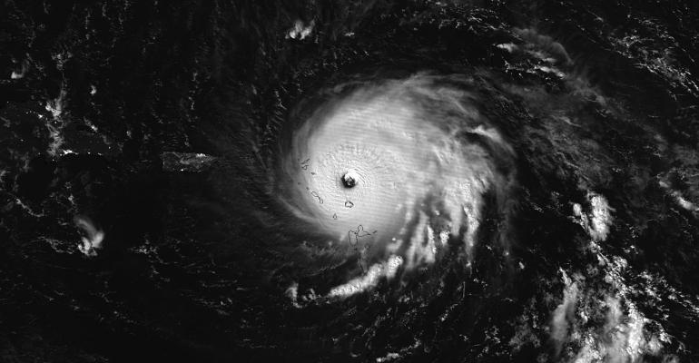 NASA-NOAA’s Suomi NPP satellite captured this night-time image of Hurricane Irma over the Leeward Islands on Sept. 6 at 1:35 a.m. EDT