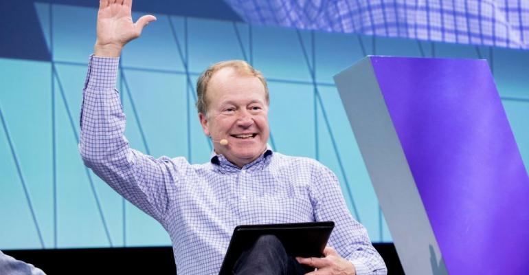 John Chambers, former CEO of Cisco, speaking at a conference in Paris in 2017