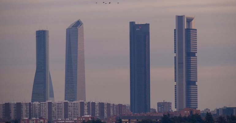 Madrid skyline, 2013