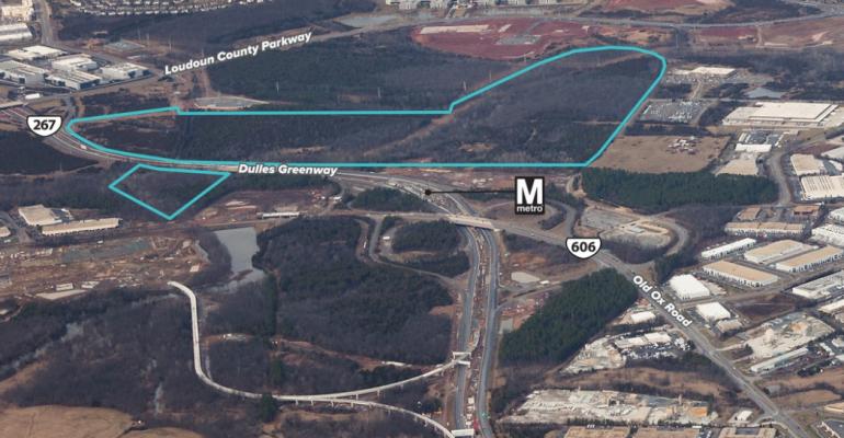The 281-acre site in Loudoun County, Virginia, in the process of being acquired by QTS.