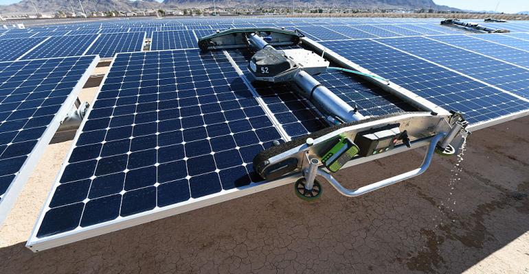 Solar array in Las Vegas, 2016