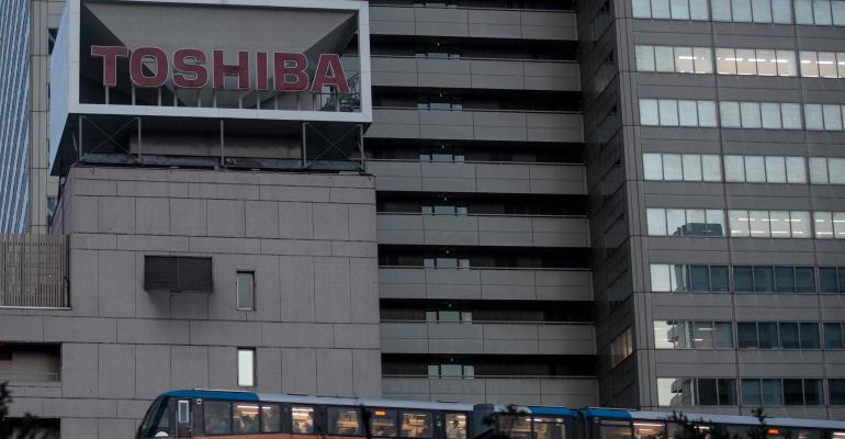 Toshiba headquarters in Tokyo, 2015