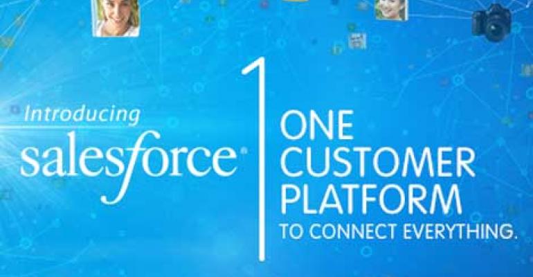 Salesforce.com Introduces Salesforce1 Platform