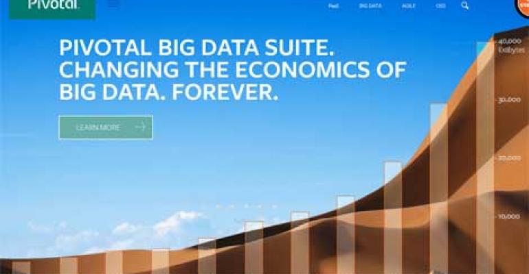 Pivotal Launches Pay-as-You-Go Big Data Bundle 