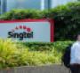 Singtel sign in front of building