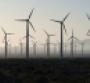 Wind farm powering a data center