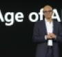 Satya Nadella, CEO of Microsoft, speaks on AI technologies in Jakarta, Indonesia