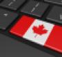 Canadian flag on a PC keyboard