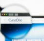 CyrusOne website homepage with CyrusOne logo visible on screen. 