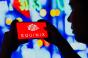 Equinix data center logo on a smart phone
