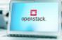 OpenStack logo on a laptop screen