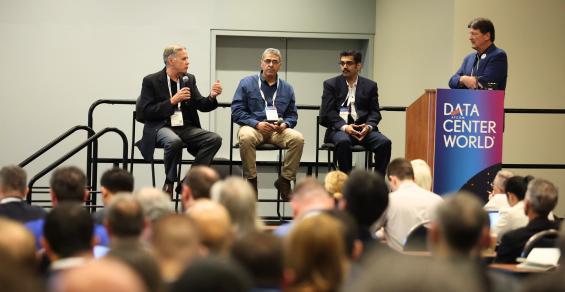 (Left to right) Steve Madara, Mohammad Tradat, Dev Kulkarni, and Greg Stover at DCW 2024