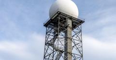 Meteorology radar weather forecast station sphere tower