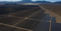 Solar farm, renewable energy