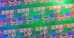 A magnified image of a silicon wafer Image courtesy of Jack Spades Flickr