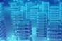 abstract blue processor stacks for data center