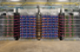 Racks of servers powered by Tensor Processing Units (TPUs), Google's custom processors for machine learning