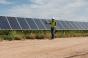 The Webberville Solar Farm in Webberville, Texas
