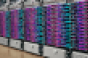 A row of TPU v3 Pods inside a Google data center