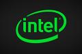 Intel logo, but green