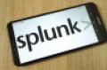 Splunk logo on a smartphone screen