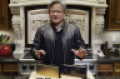 Nvidia CEO Jensen Huang, delivering the GTC 2020 keynote from his kitchen.