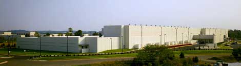 The DuPont Fabros Technology ACC4 data center facility in Ashburn, Virginia.
