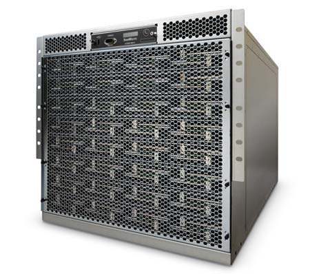 The SM-10000 server from startup SeaMicro, which can pack 2,048 CPUs into a rack.