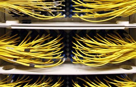 Network cabling at an Equinix data center (Photo: Equinix)
