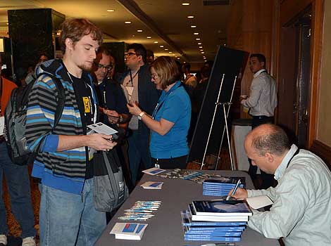 O'Reilly Media continues to publish popular technical books in addition to coordinating conferences. The book signing for 
