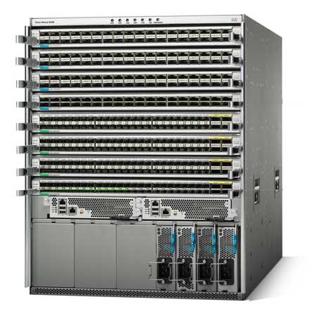 The Cisco 9508 switch is a key component of the networking giant's new Application Centric Infrastructure initiative.