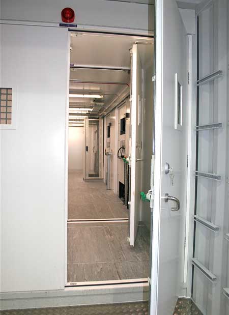 A view of the interior of a T4 Data Campus installation.